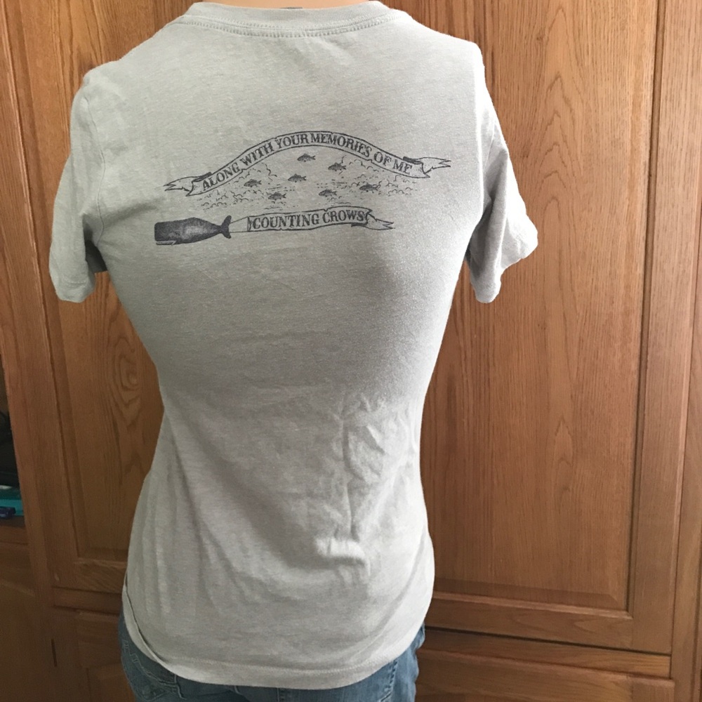 Next Level Apparel Light Gray Whale Graphic Short Sleeve Tee - Picture 11 of 11